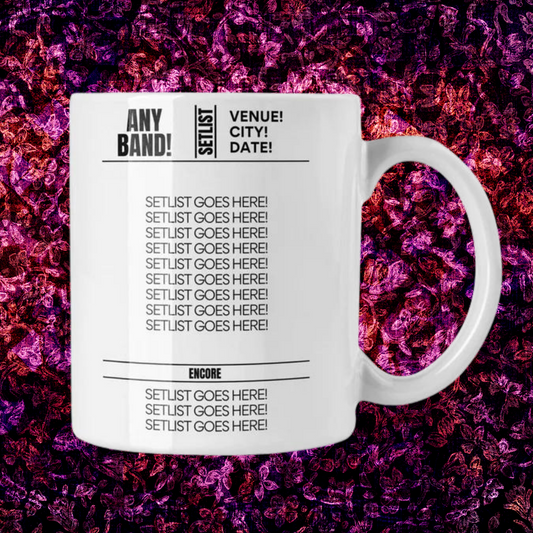 Custom Setlist Mug